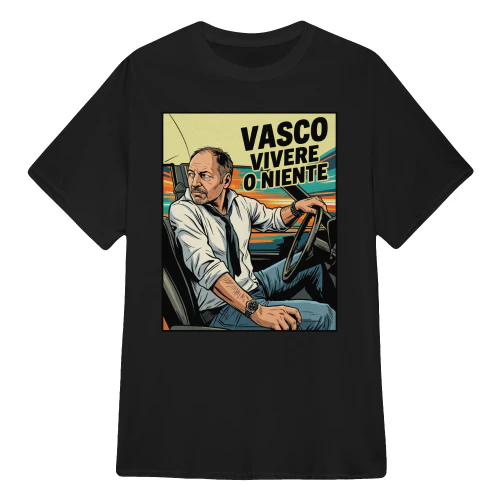Vasco Rossi Merch Vivere O Niente Pop Art Design