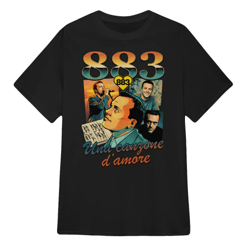 883 Merch Una Canzone D'Amore Vintage Pop Art