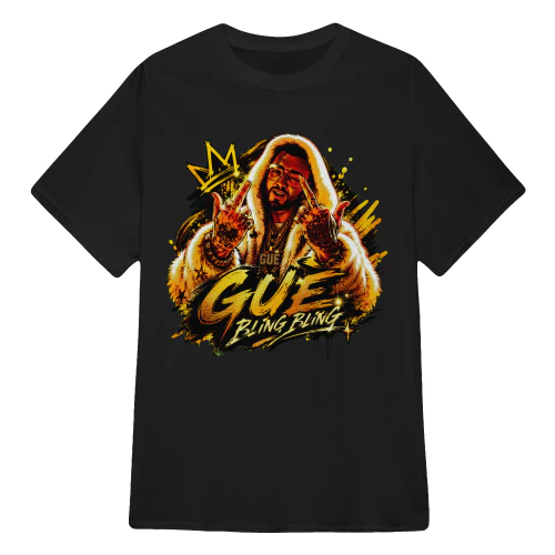 Guè Merch Bling Bling King Crown Graphic