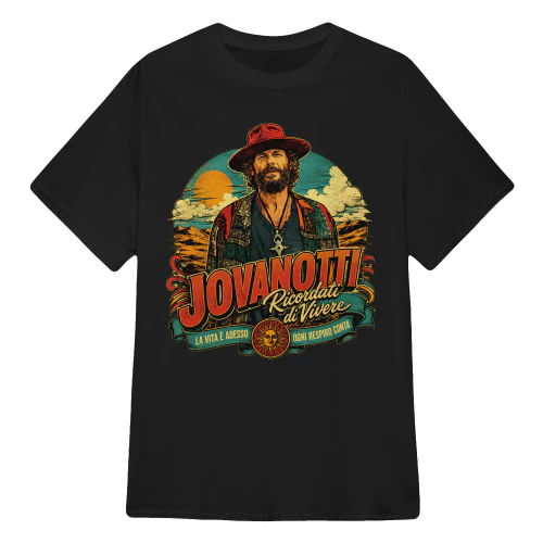 Jovanotti Merch Ricordati Di Vivere Vintage Art