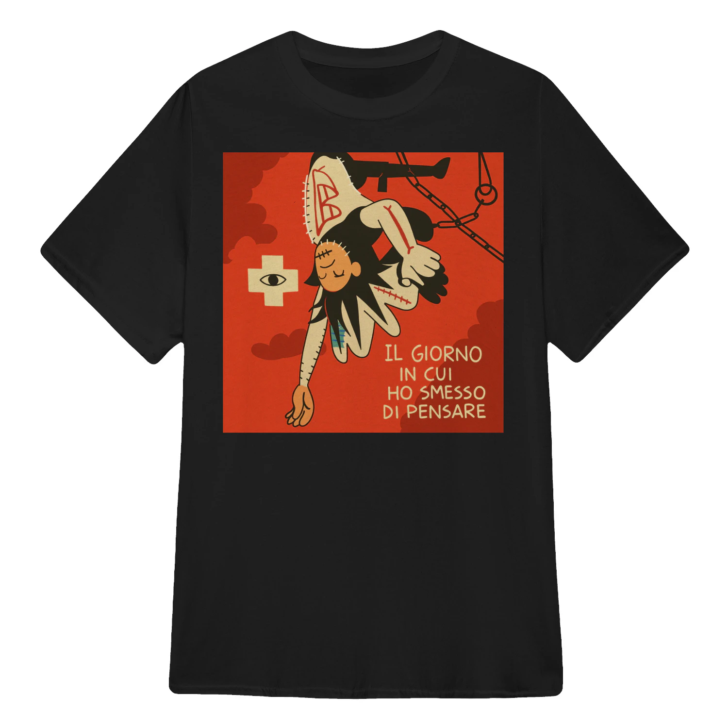 Irama - Il giorno In Cui Ho Smesso Di Pensare (Deluxe Edition) Cartoon T-Shirt