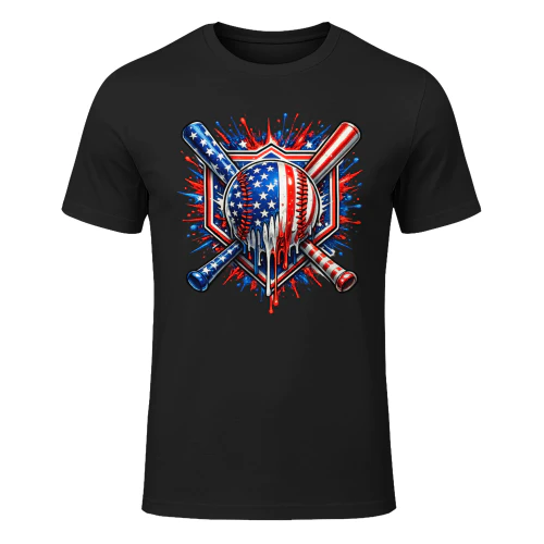 Patriotic Baseball Drip Collection