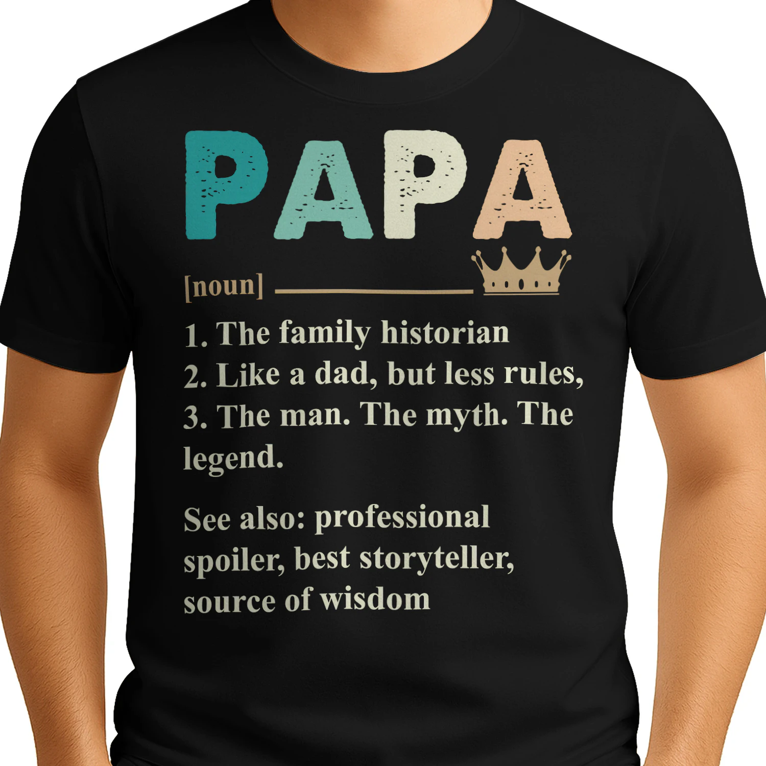 Papa Definition Graphic T-Shirt