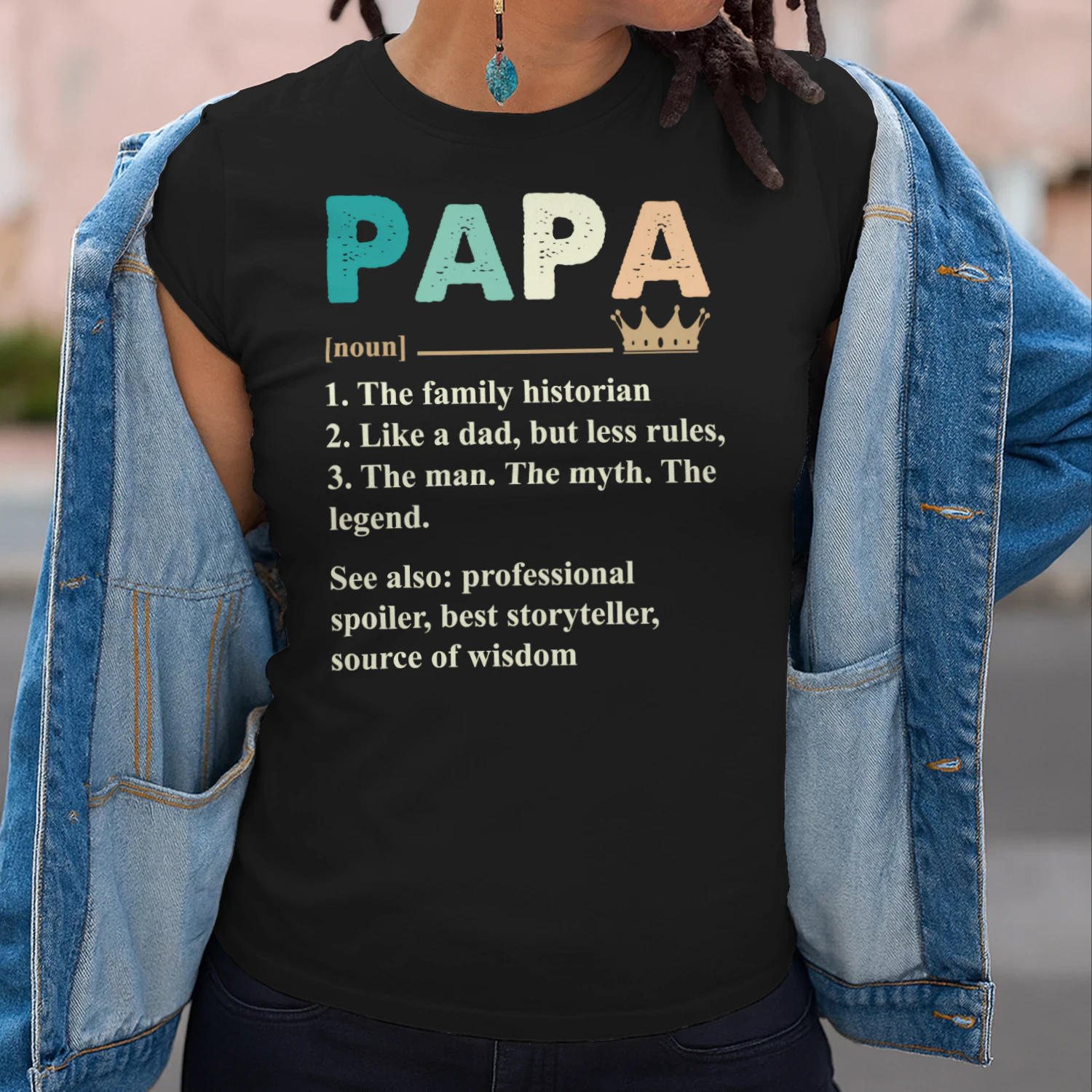 Papa Definition Graphic T-Shirt