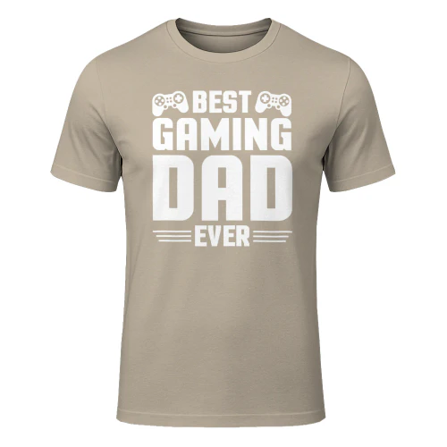 Best Gaming Dad Ever T-Shirt Design (2)