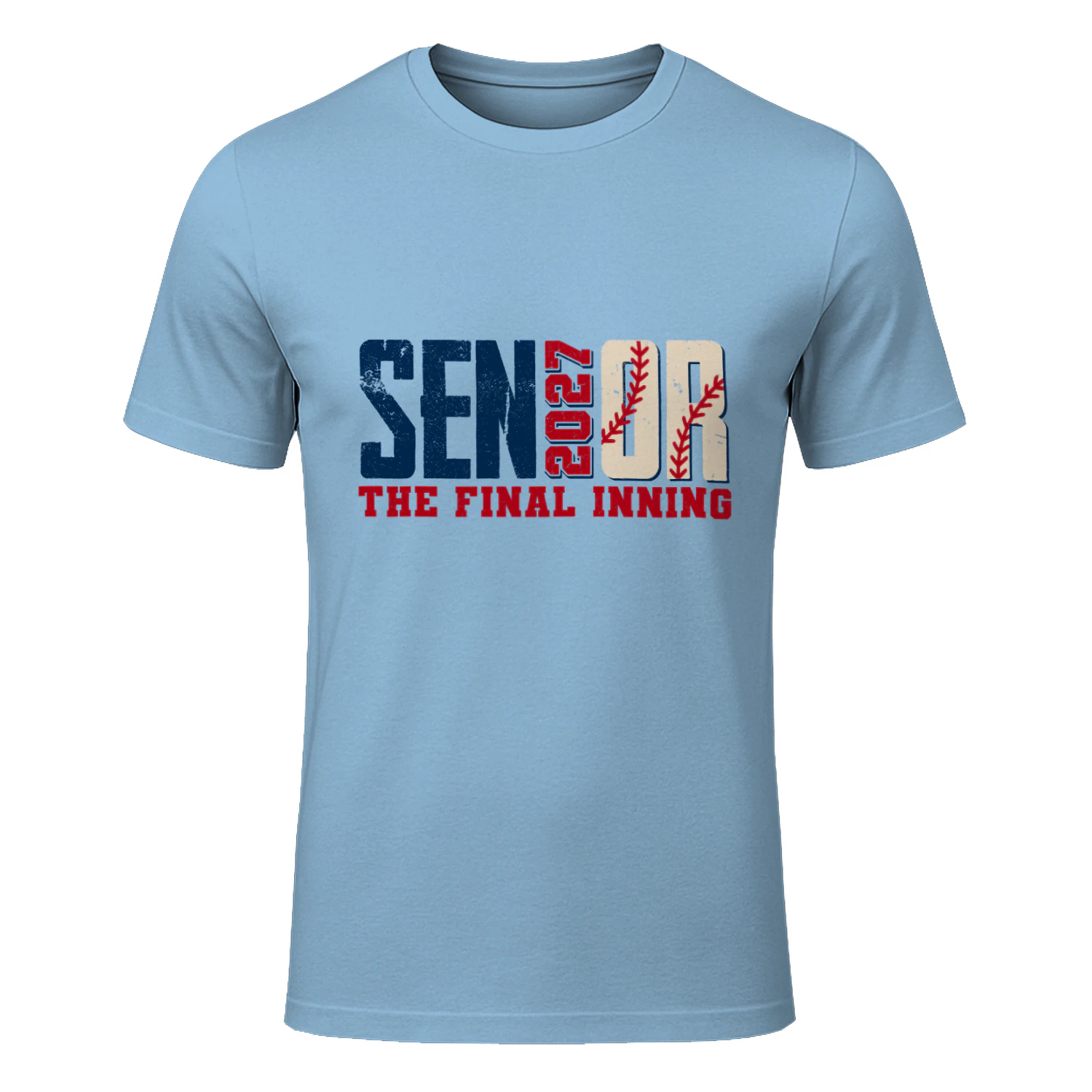 Senior 2027 The Final Inning Baseball Graduation T-Shirt