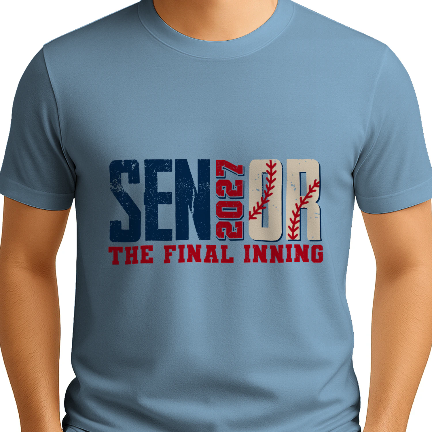 Senior 2027 The Final Inning Baseball Graduation T-Shirt