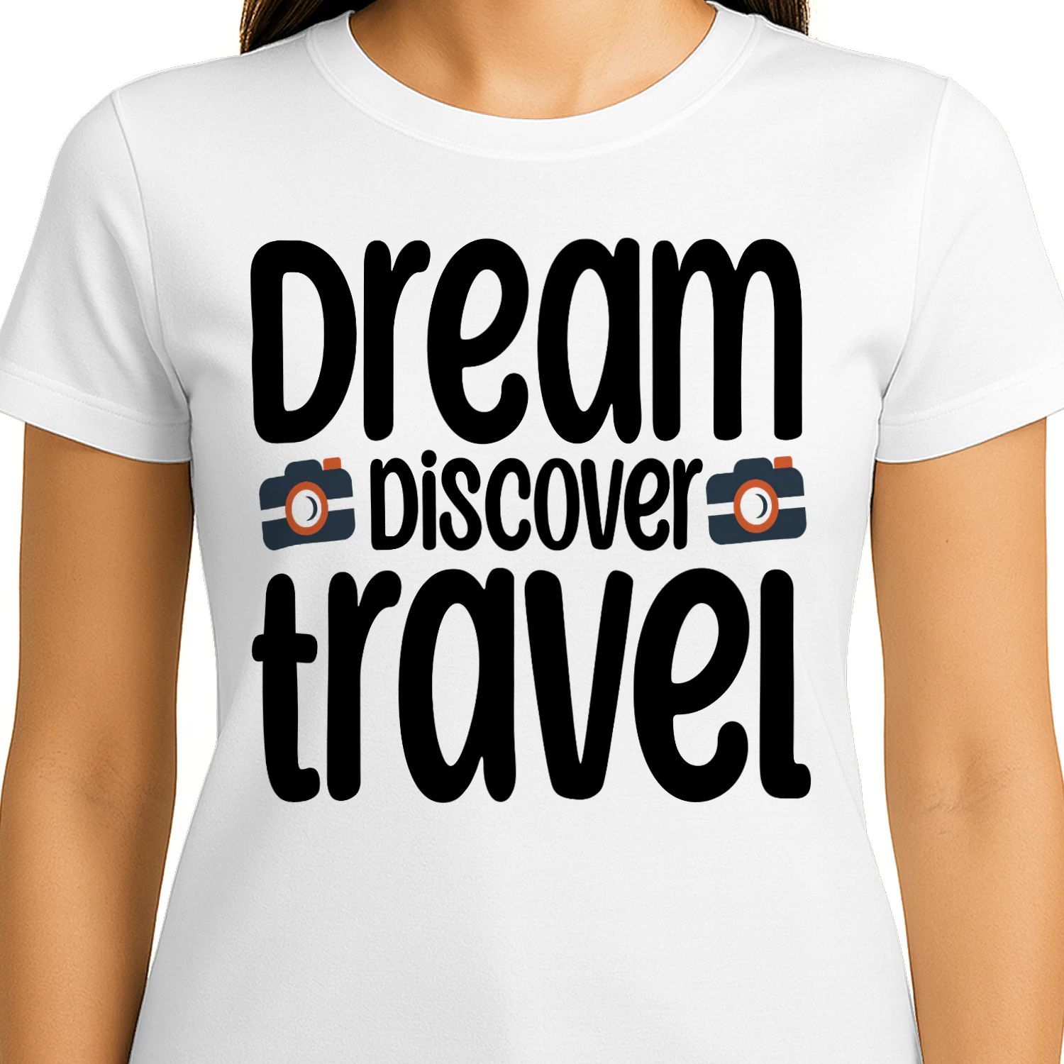 Dream Discover Travel Graphic T-Shirt