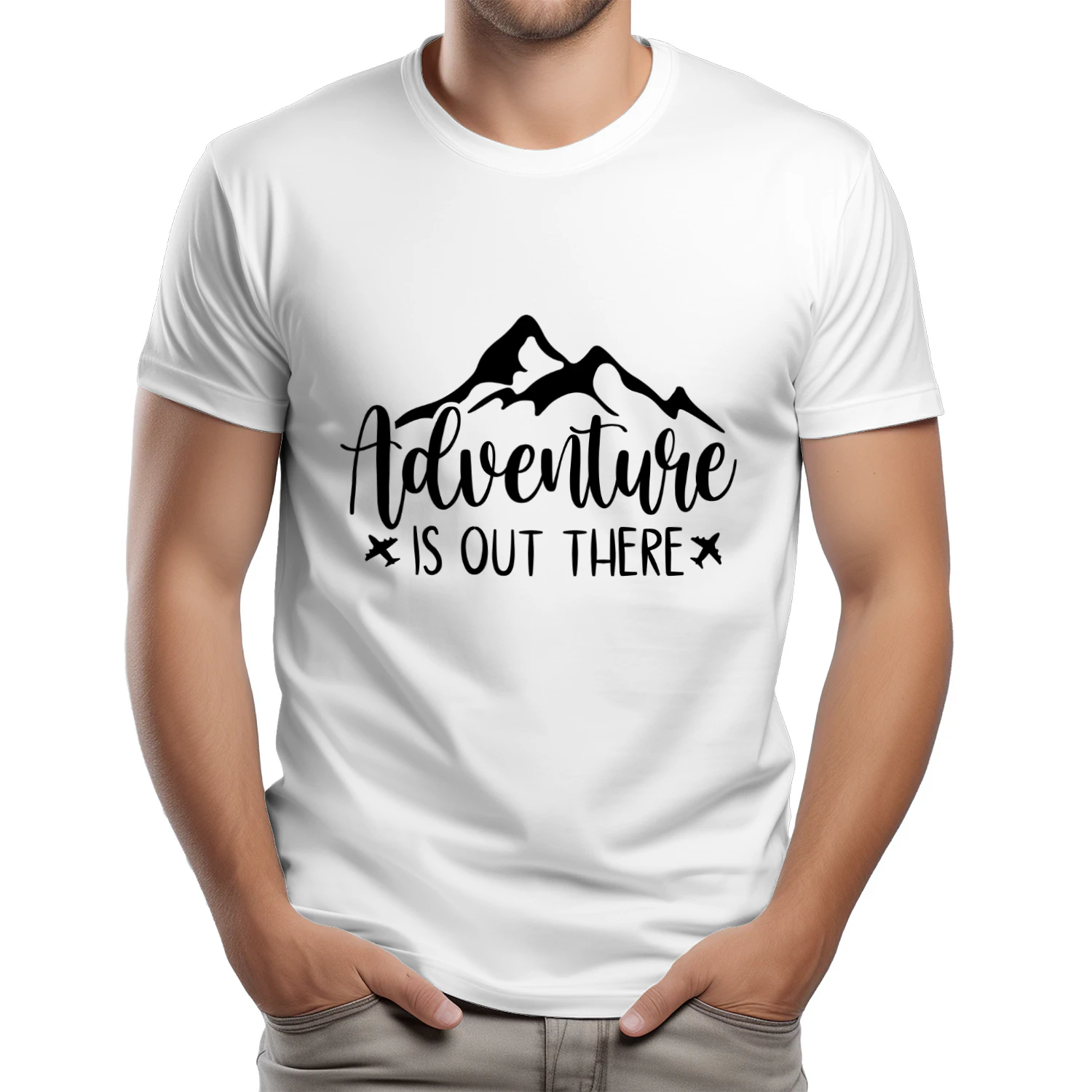 Adventure Is Out There Mountain Graphic T-Shirt