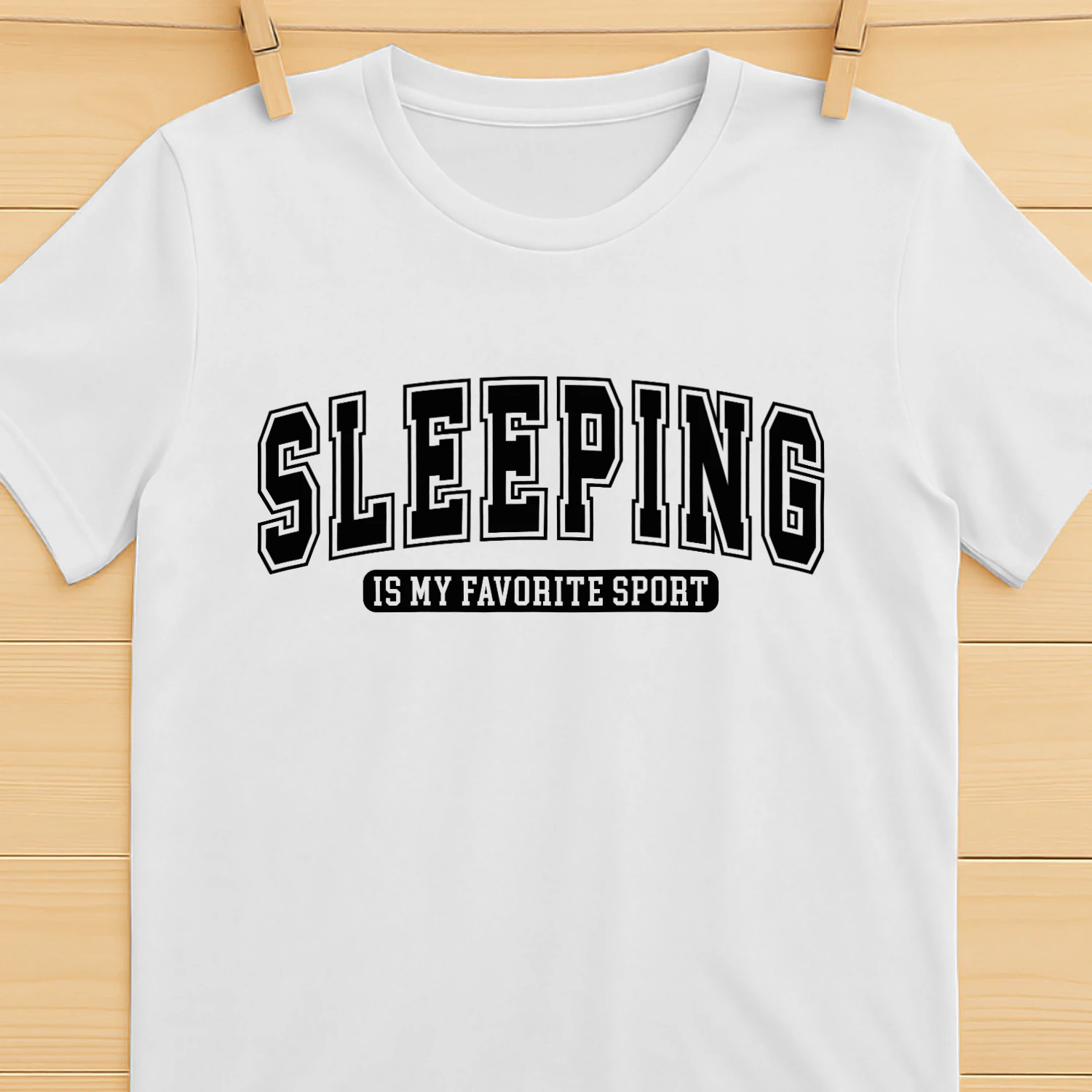 Sleeping Is My Favorite Sport Funny T-Shirt