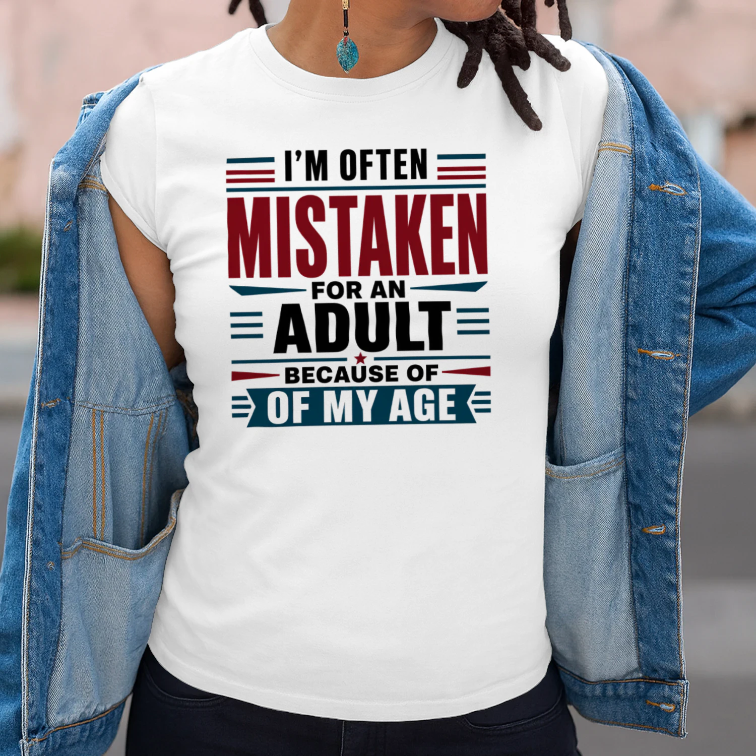 I'm Often Mistaken for an Adult Because of My Age Funny Birthday Shirt
