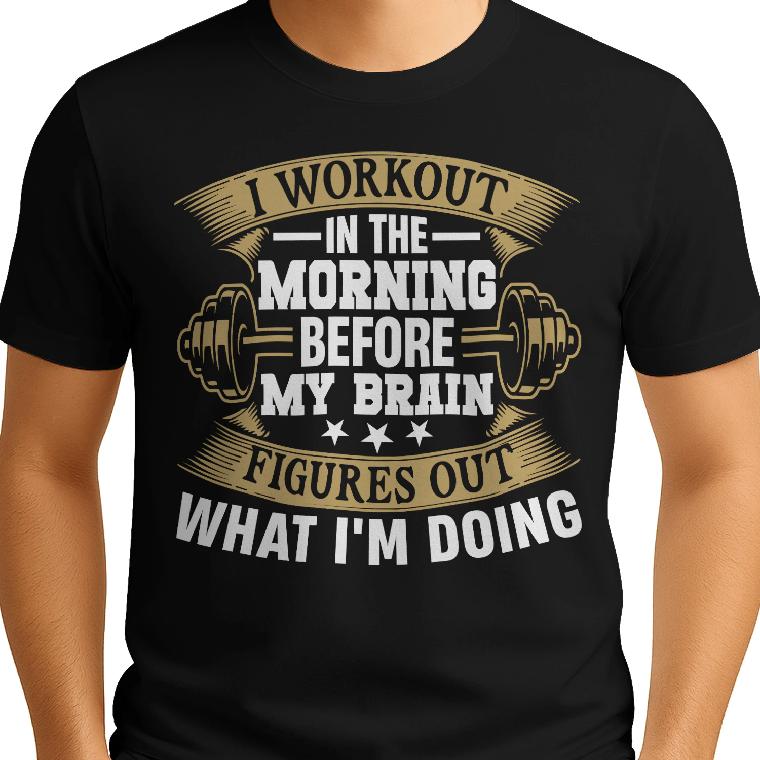 Morning Workout Before My Brain Wakes Up T-Shirt