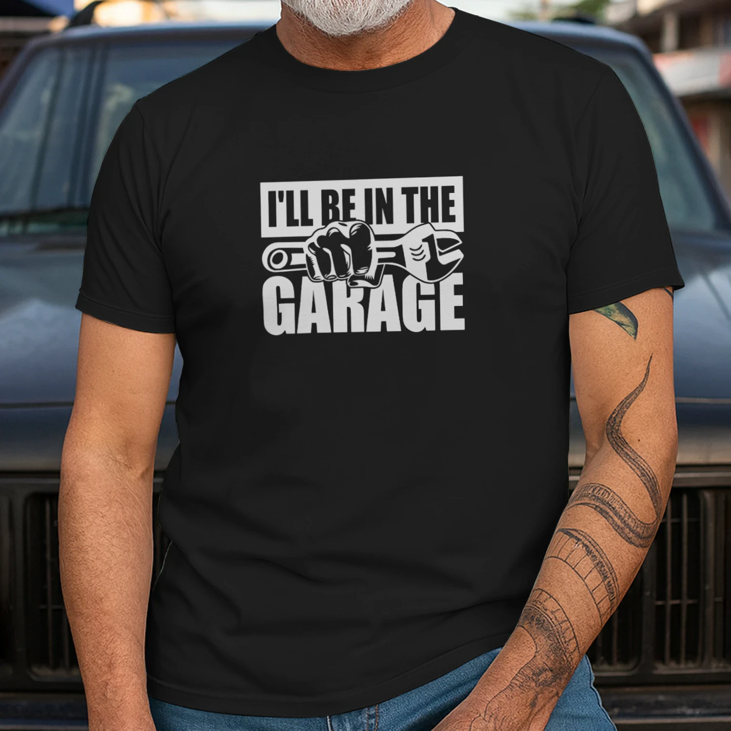 Ill Be in the Garage Funny Garage Lover Mechanic Shirt