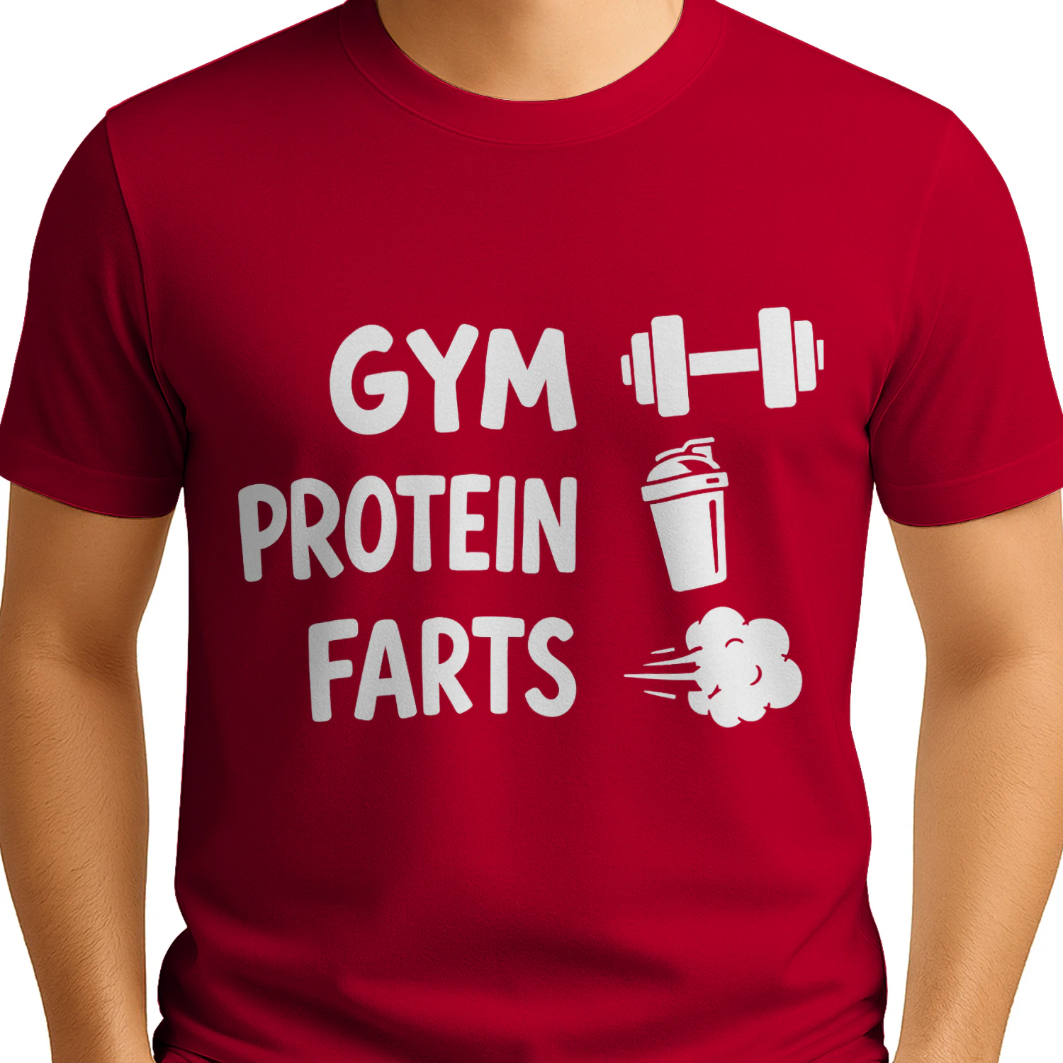 Gym Protein Farts Funny Fitness T-Shirt