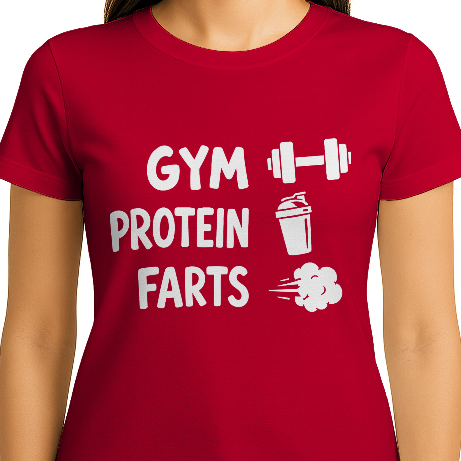 Gym Protein Farts Funny Fitness T-Shirt