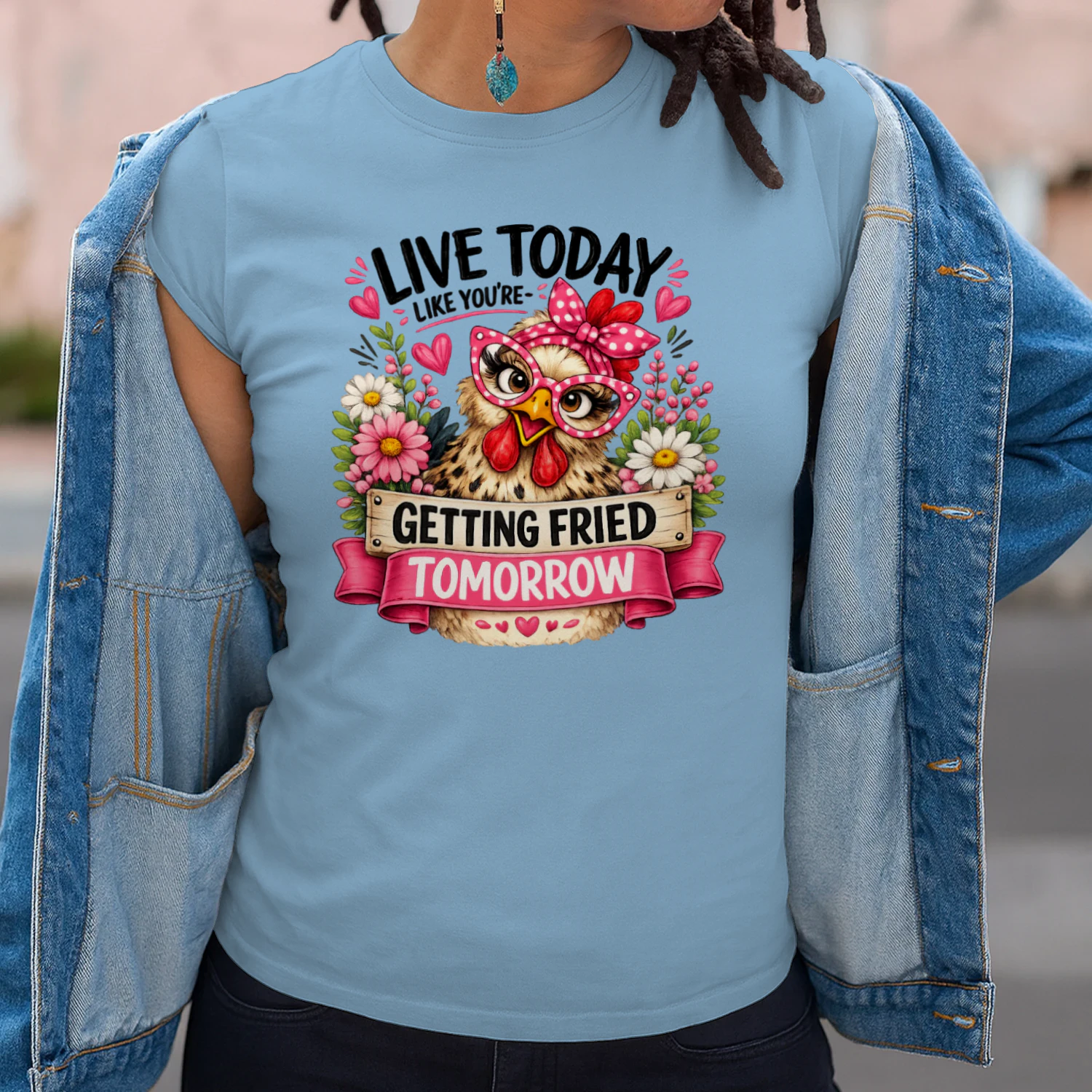 Getting Fried Tomorrow Funny Chicken Humor Shirt