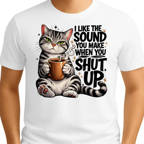 Grumpy Coffee Cat