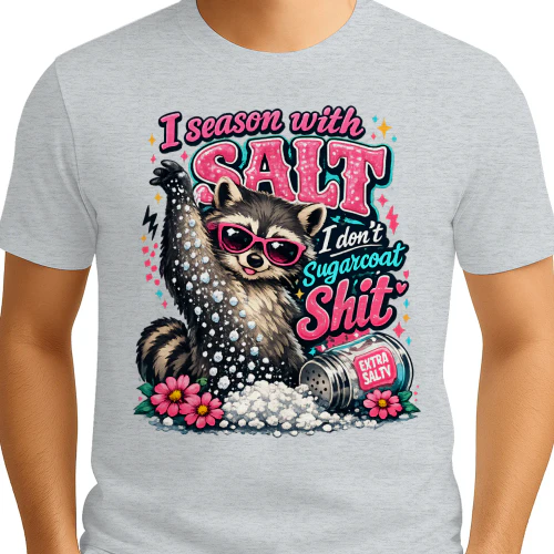 Salty Raccoon Attitude