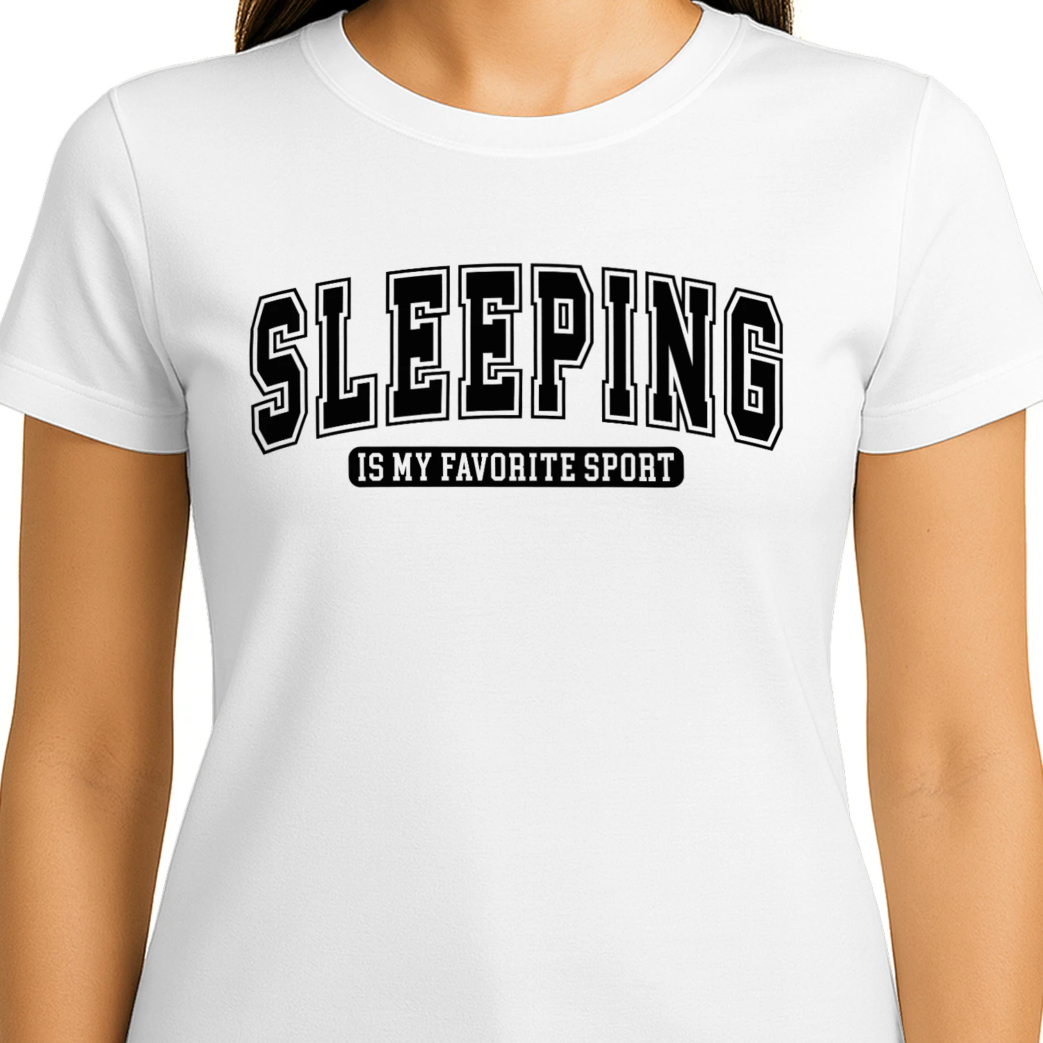 Sleeping Is My Favorite Sport Funny T-Shirt
