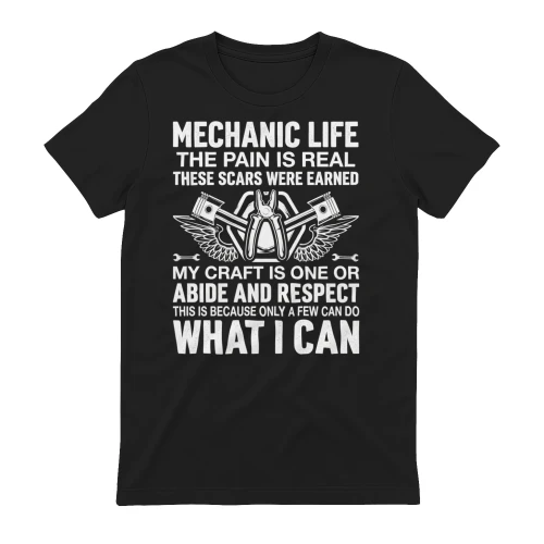 Mechanic Life Scars Were Earned Pride