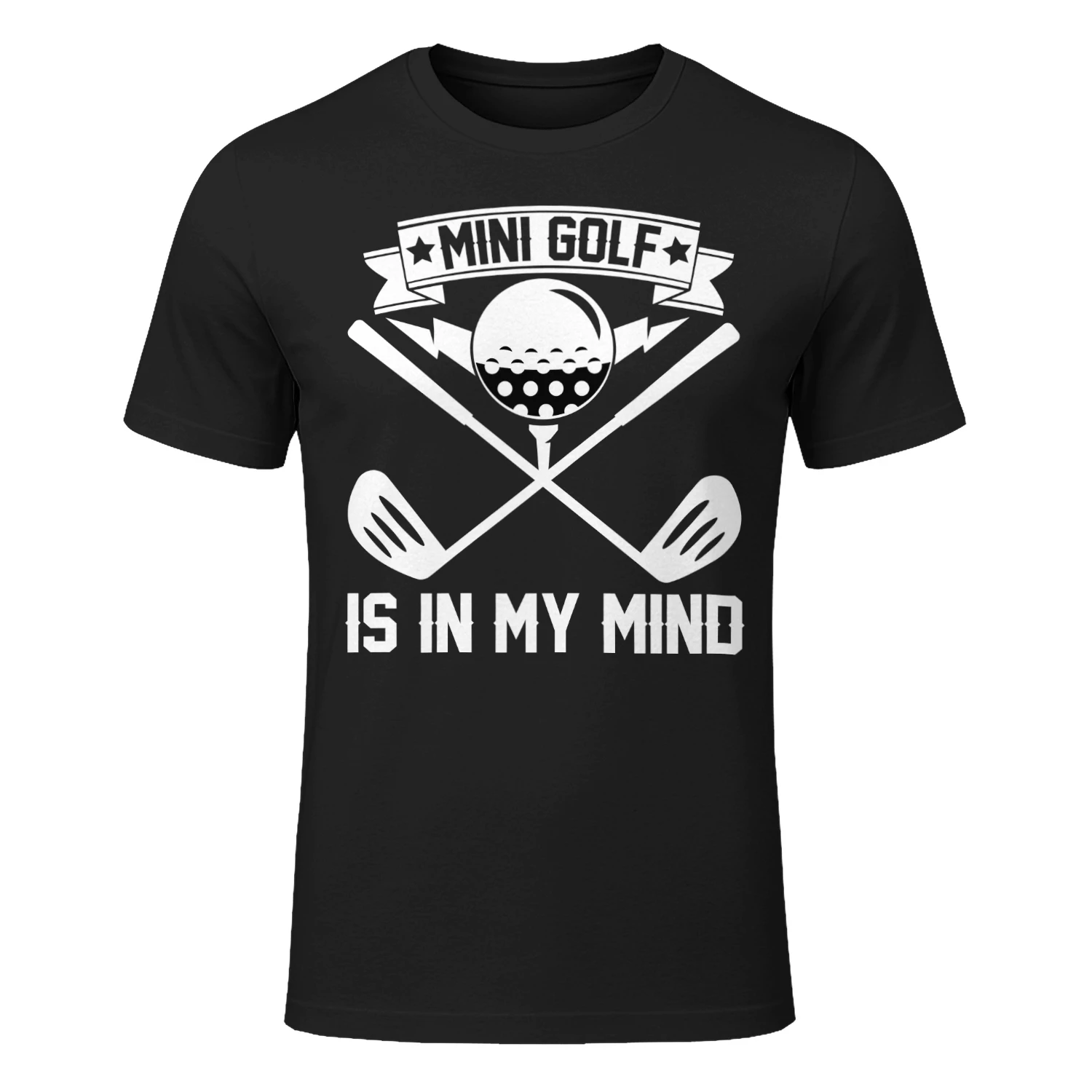Mini Golf Is In My Mind Funny Putt-Putt T-Shirt