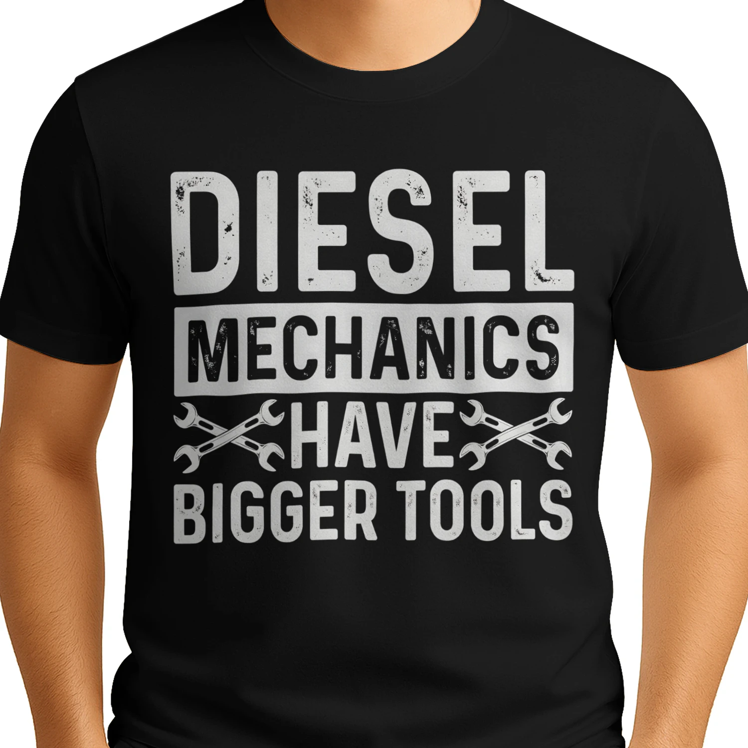 Diesel Mechanics Have Bigger Tools Funny Mechanic Humor T-Shirt