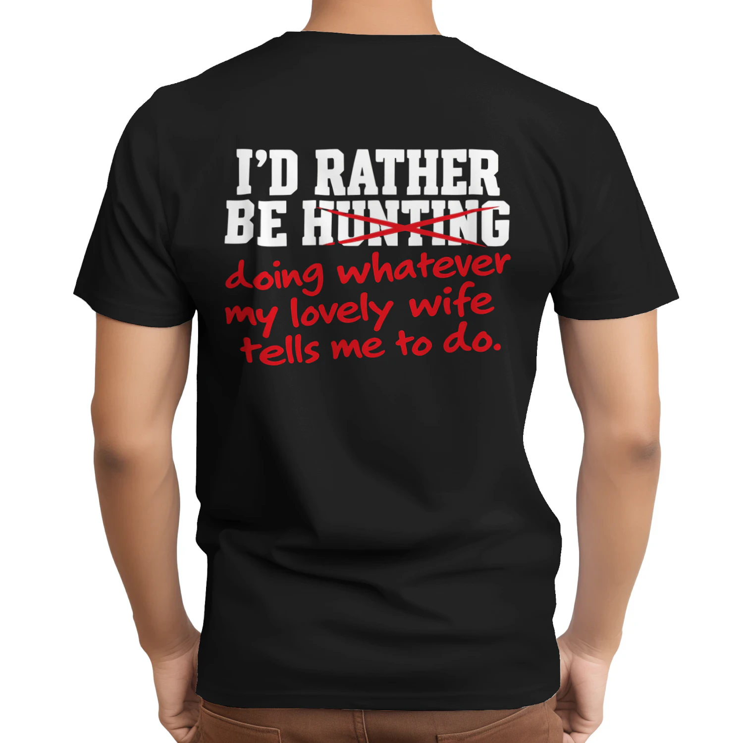 Doing Whatever My Wife Tells Me Funny Husband Humor T-Shirt