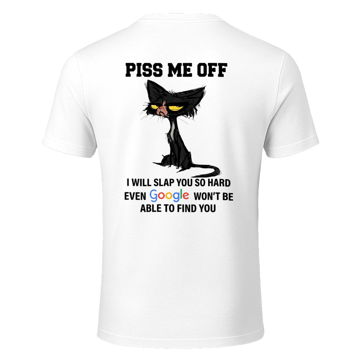 Piss Me Off I Will Slap You Funny Grumpy Cat T-Shirt