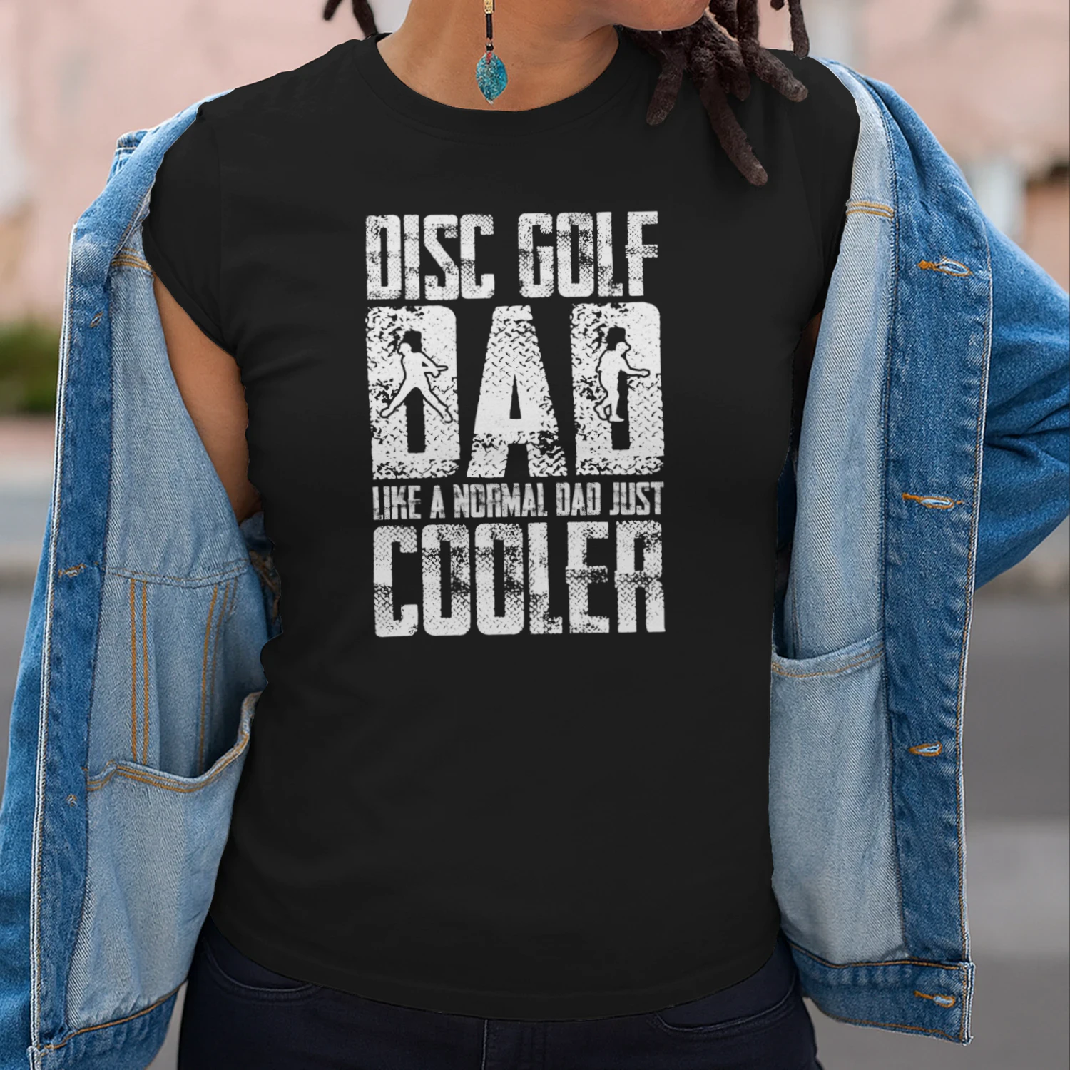 Disc Golf Dad Just Cooler Funny Father's Day T-Shirt