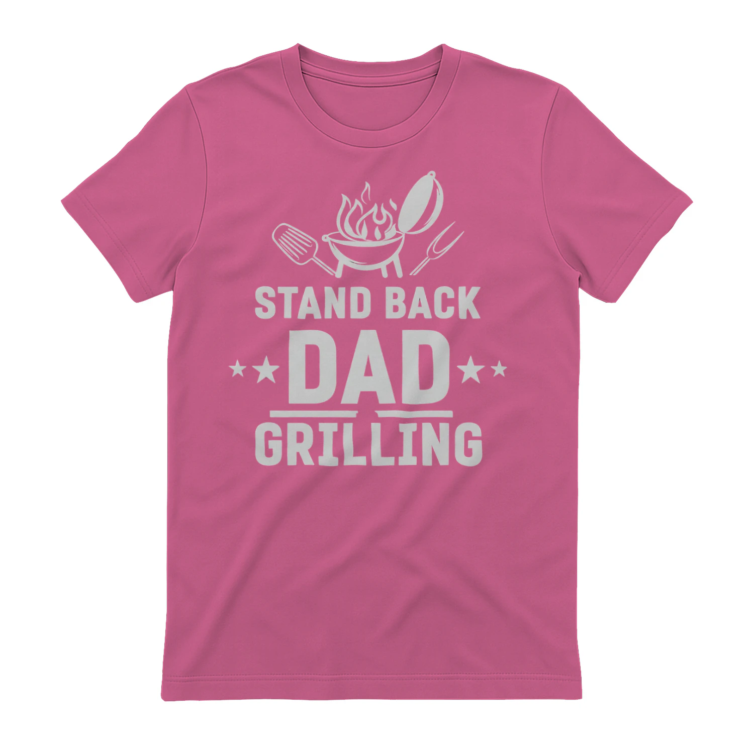 Stand Back Dad Grilling Funny BBQ Grill Master T-Shirt