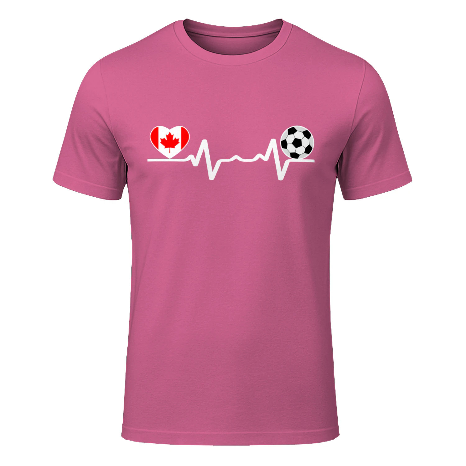 Canada Soccer Heartbeat Graphic T-Shirt