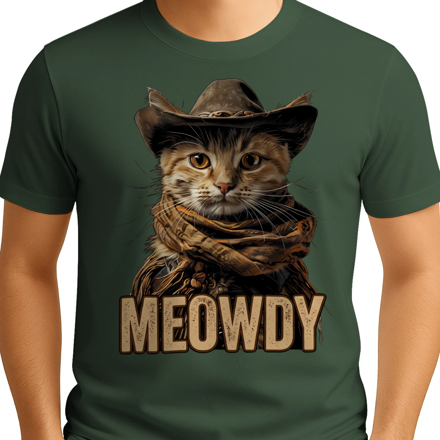 Meowdy Cowboy Cat Shirt