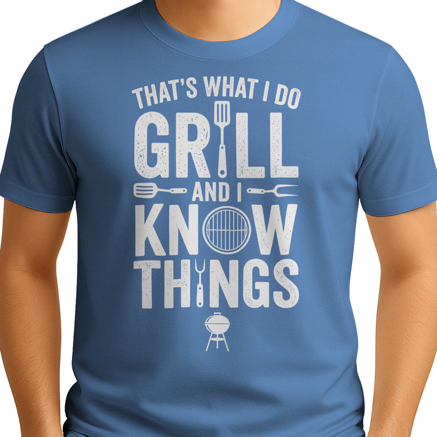 That's What I Do I Grill And I Know Things Funny BBQ T-Shirt