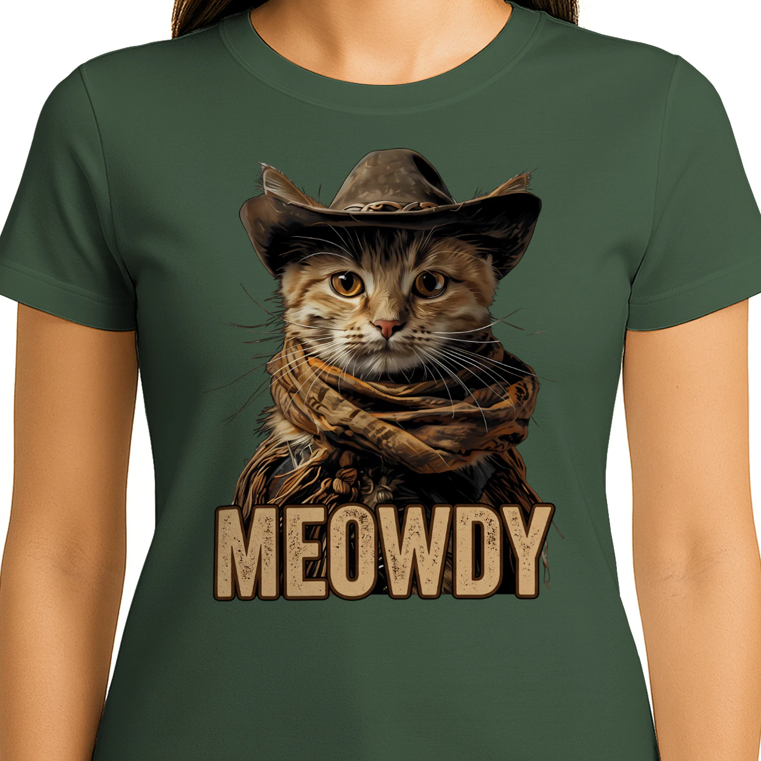 Meowdy Cowboy Cat Shirt