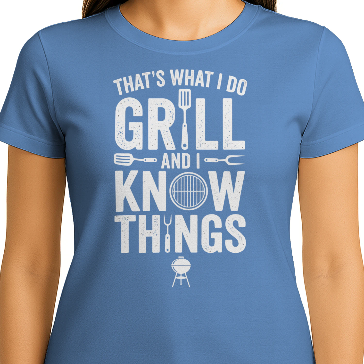 That's What I Do I Grill And I Know Things Funny BBQ T-Shirt