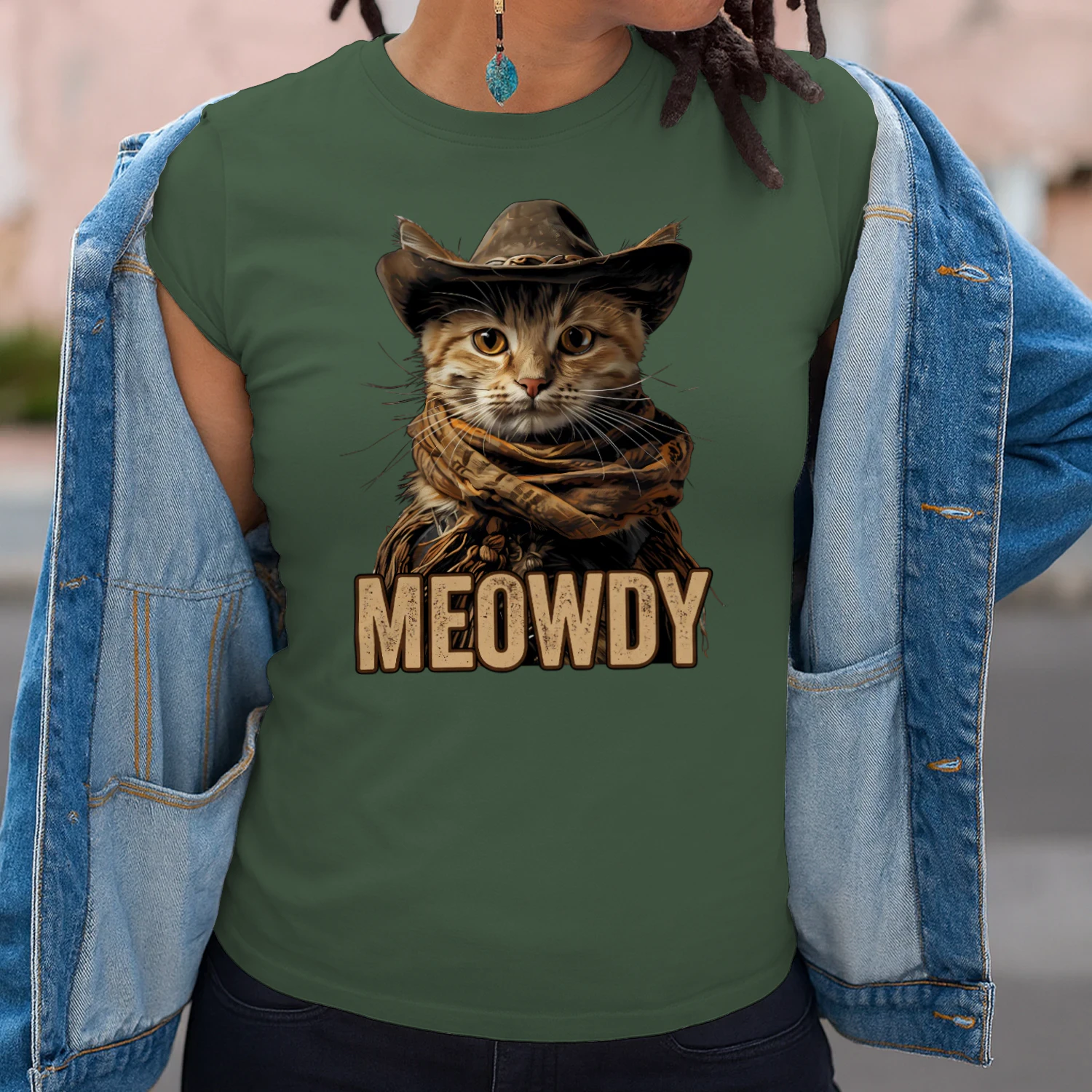 Meowdy Cowboy Cat Shirt