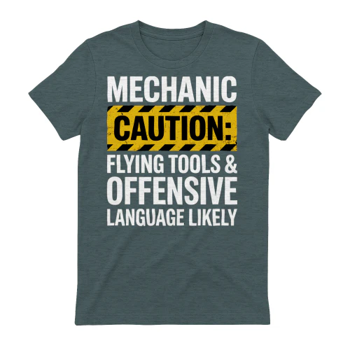 Mechanic Caution Flying Tools