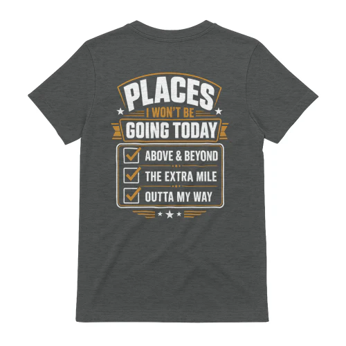 Places I Won't Be Going