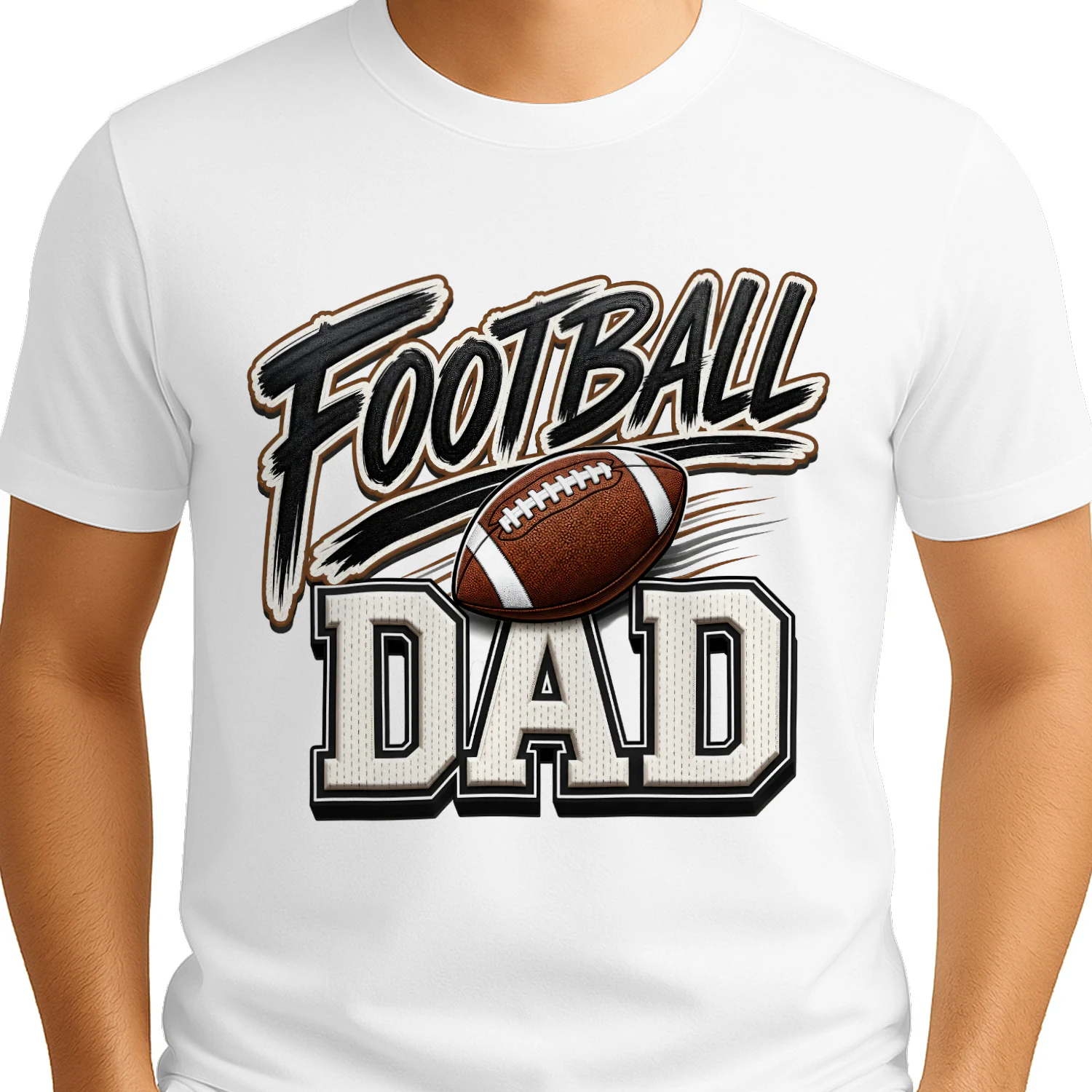 Football Dad Vintage Sports Fan T-Shirt