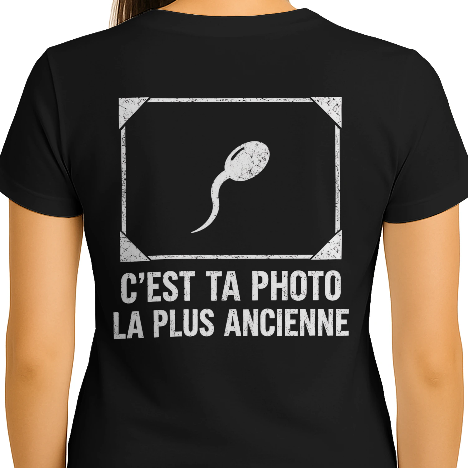 C'est Ta Photo La Plus Ancienne Funny French Sarcastic T-Shirt