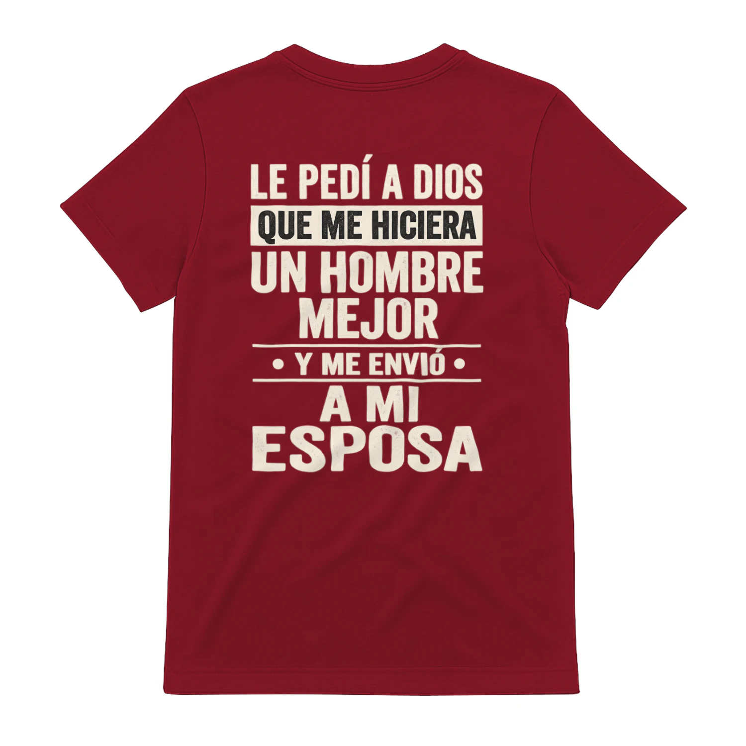 Dios me envió a mi esposa – Camiseta de amor para esposo