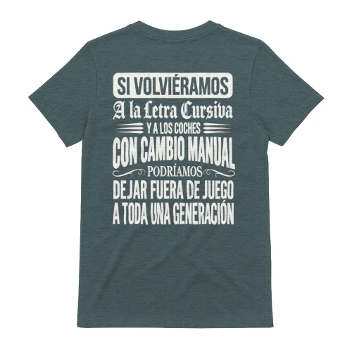 Cursiva y cambio manual – Orgullo de la vieja escuela