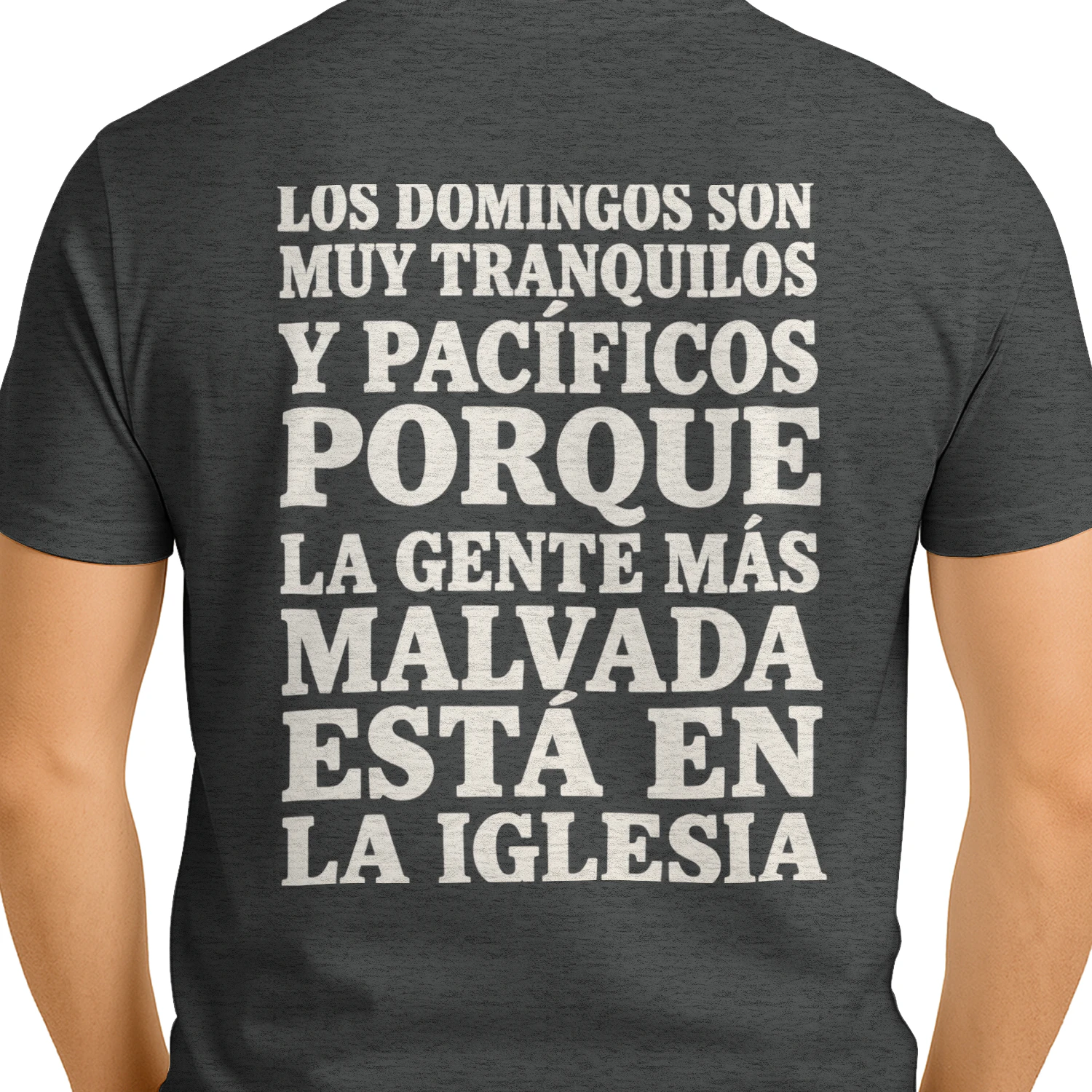 Domingos tranquilos – Camiseta de humor negro y sarcasmo