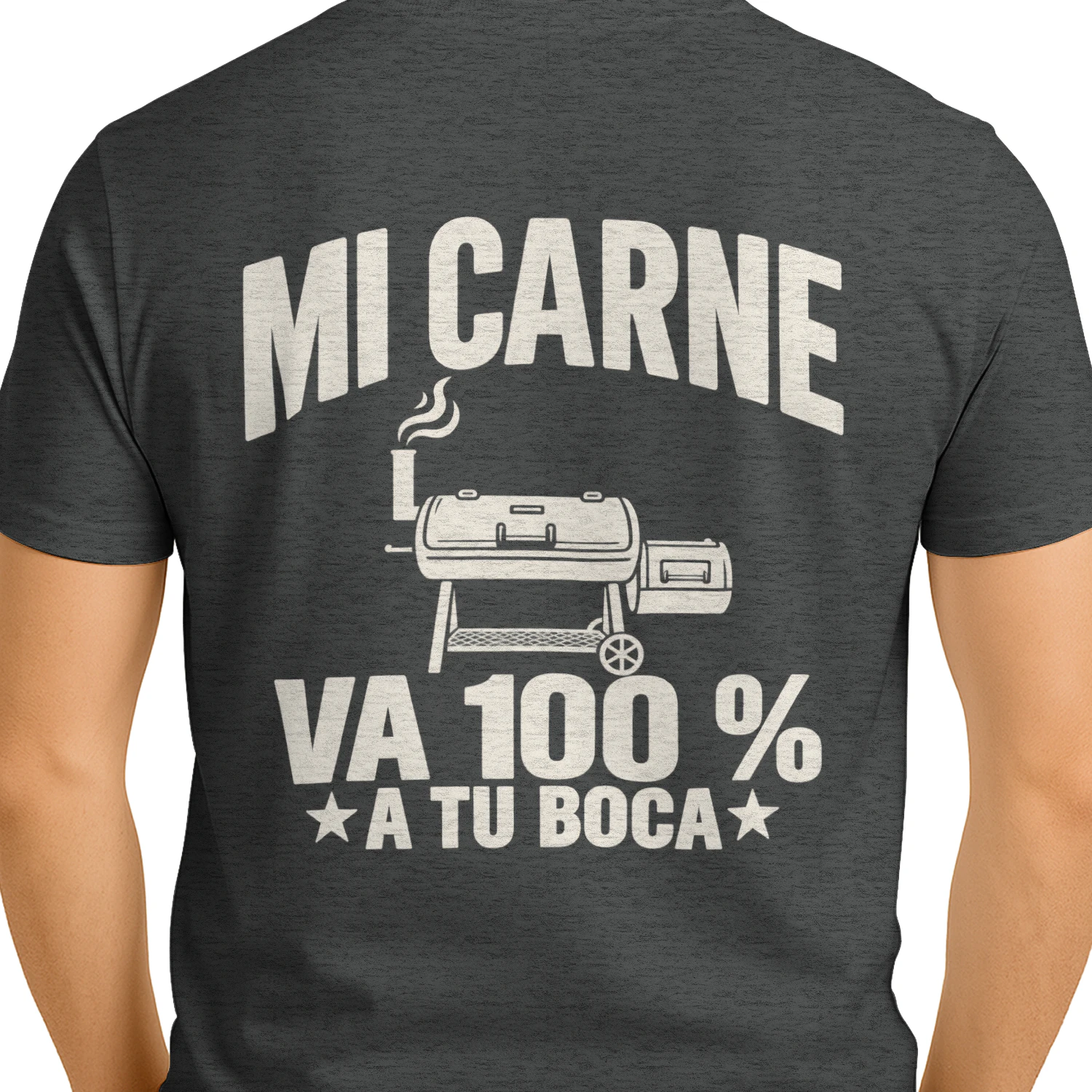 Mi carne va a tu boca – Camiseta de barbacoa con doble sentido