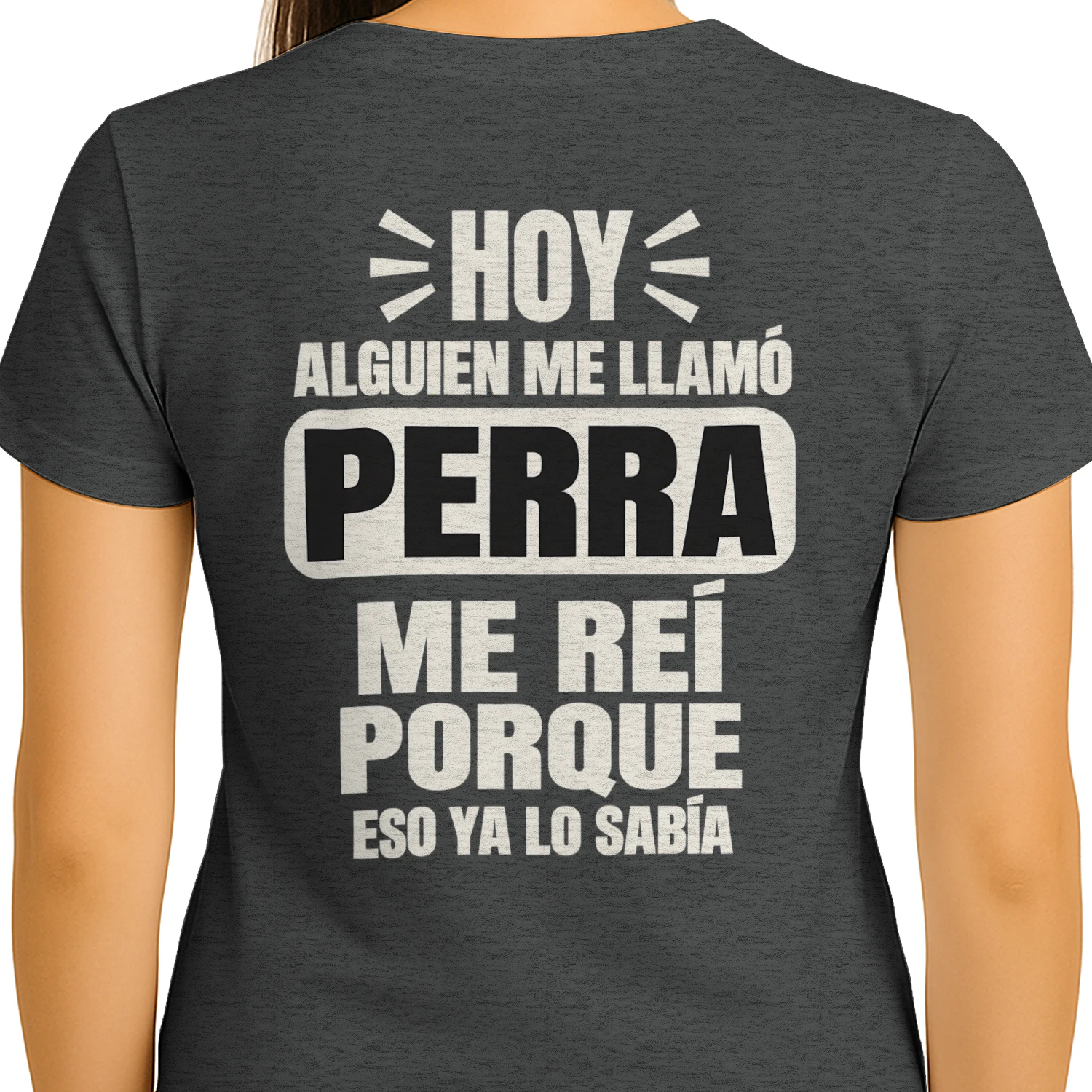 Me reí porque ya lo sabía – Camiseta de humor sarcástico