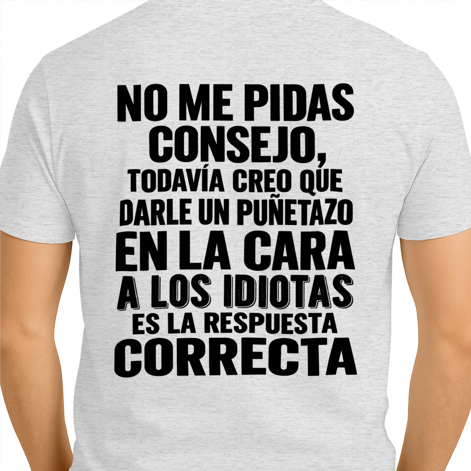 No me pidas consejo – Camiseta de humor negro y sarcasmo