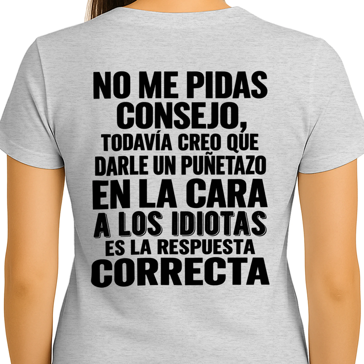 No me pidas consejo – Camiseta de humor negro y sarcasmo