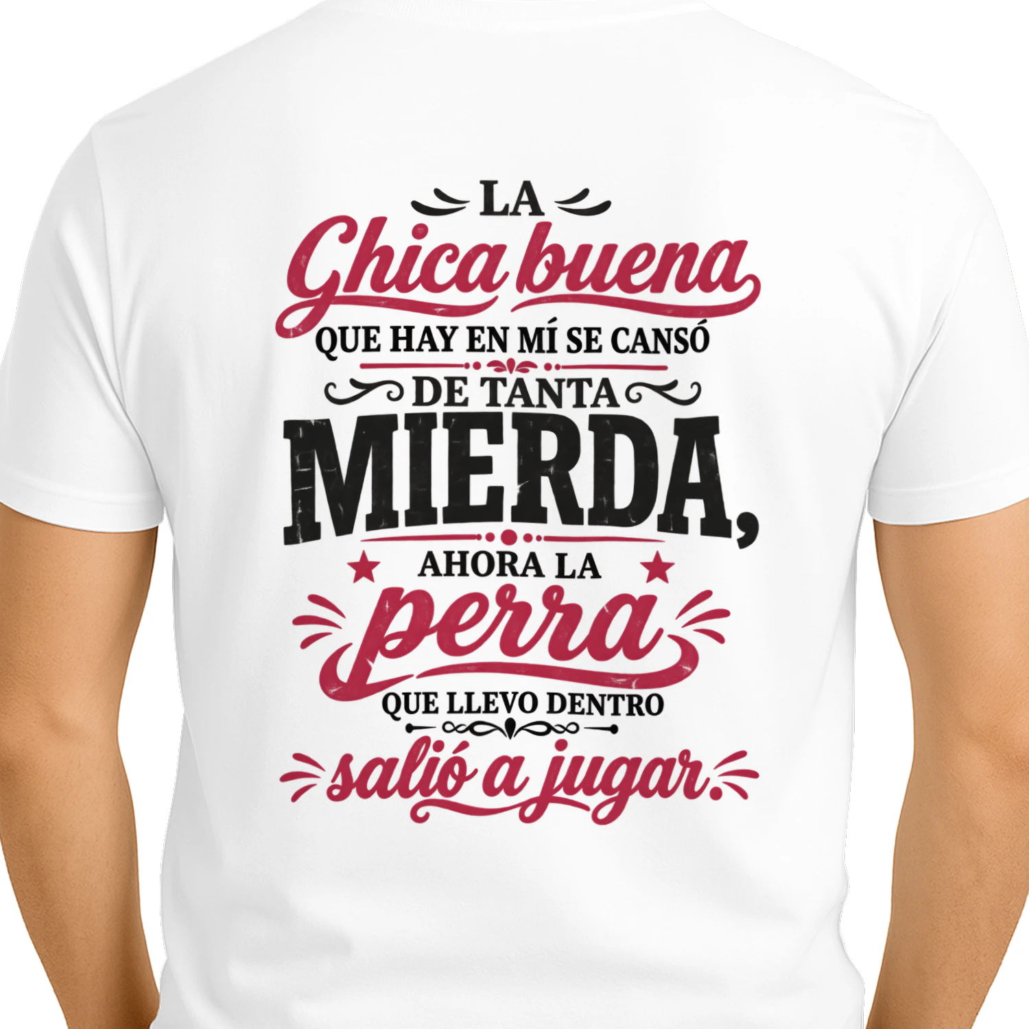La chica buena se cansó – Camiseta de actitud y sarcasmo