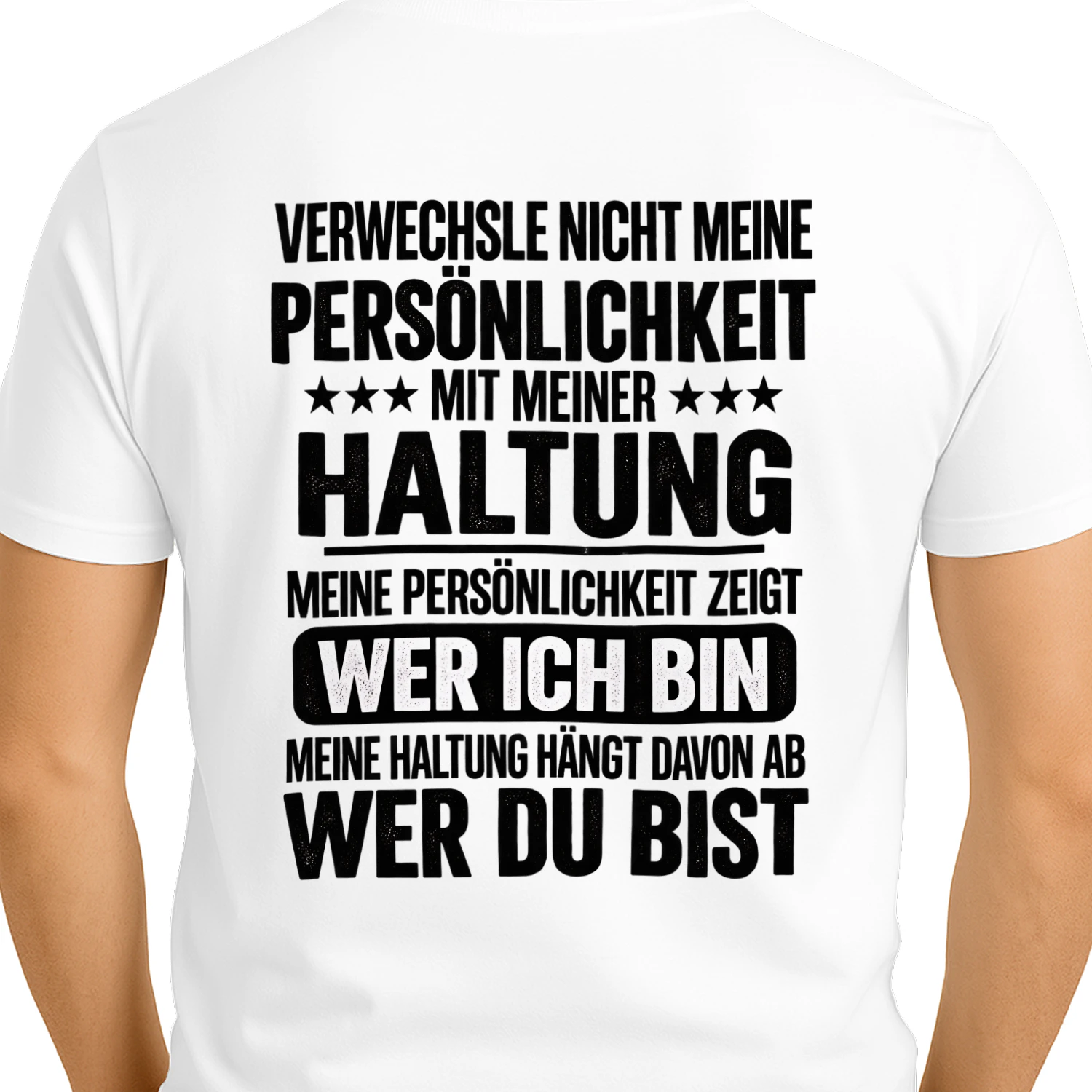 Persönlichkeit und Haltung – Selbstbewusstes Statement-Shirt