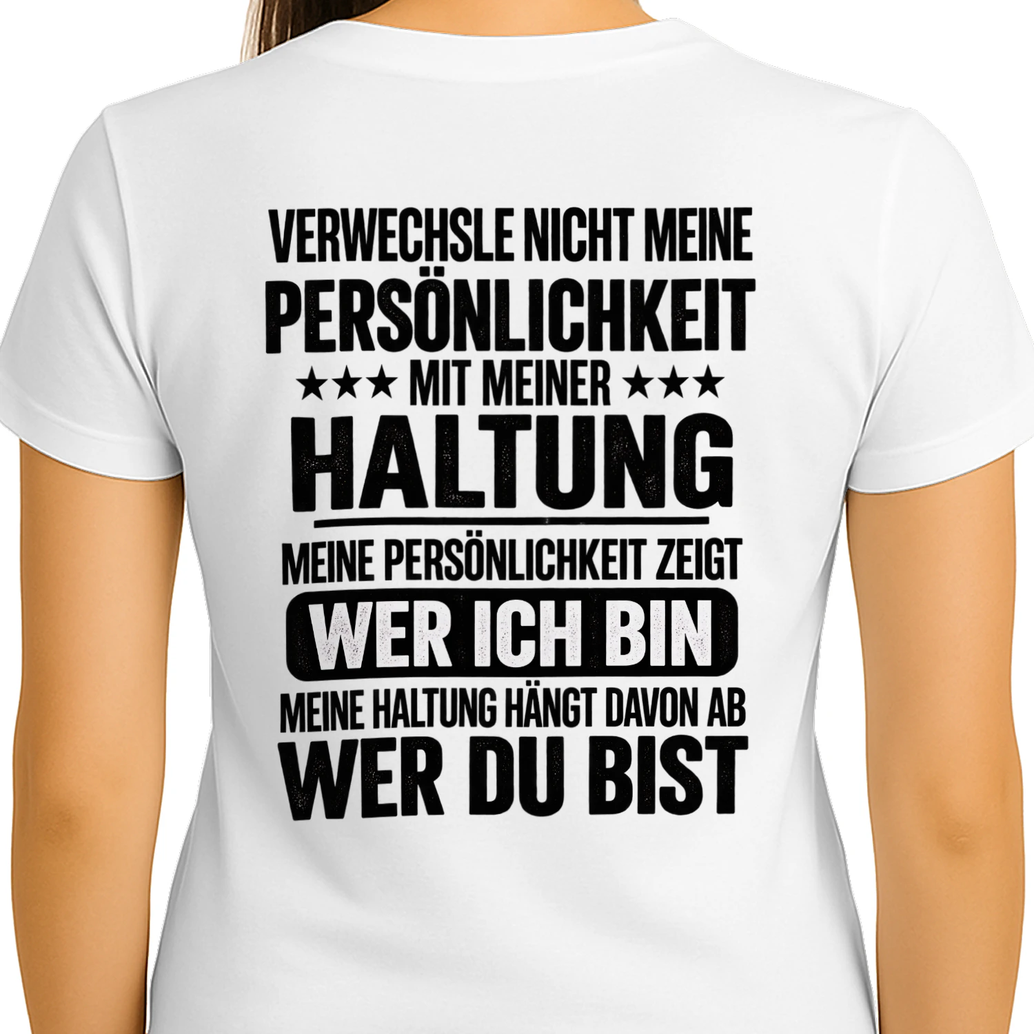 Persönlichkeit und Haltung – Selbstbewusstes Statement-Shirt